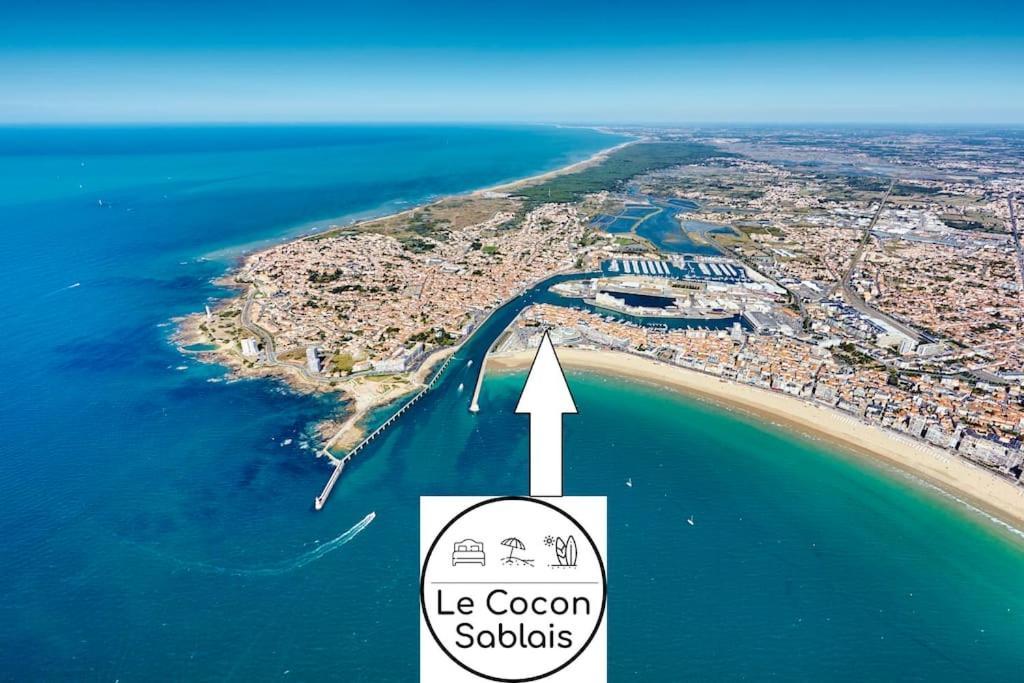 Tiny Studio Terrasse, Hypercentre La Plage A 2 Pas ! 莱萨布勒-多洛讷 外观 照片